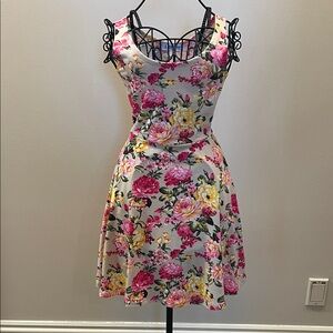 Floral Elegance Mini Dress